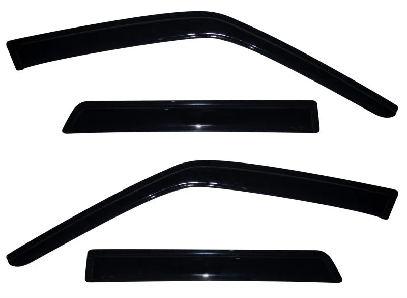 AVS 10-18 Nissan Juke Ventvisor Outside Mount Window Deflectors 4pc - Smoke - Side View