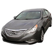 Load image into Gallery viewer, AVS 11-14 Hyundai Sonata (New Body Style) Ventvisor Outside Mount Window Deflectors 4pc - Smoke - Detail View