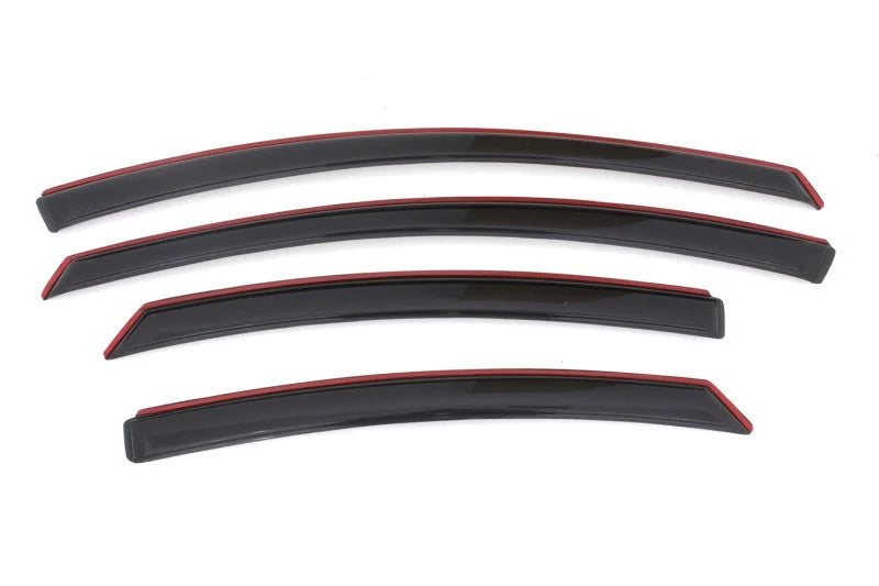 AVS 11-14 Hyundai Sonata Ventvisor In-Channel Front & Rear Window Deflectors 4pc - Smoke - Side View