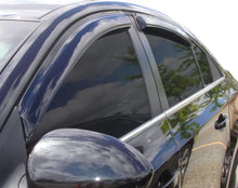 Load image into Gallery viewer, AVS 11-15 Chevy Cruze Ventvisor Outside Mount Window Deflectors 4pc - Smoke - Detail View