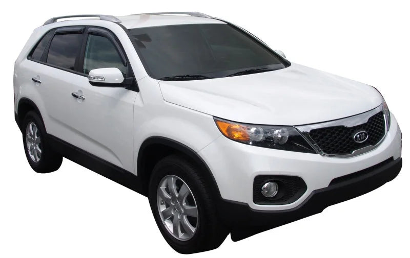 AVS 11-15 Kia Sorento Ventvisor Outside Mount Window Deflectors 4pc - Smoke - Side View