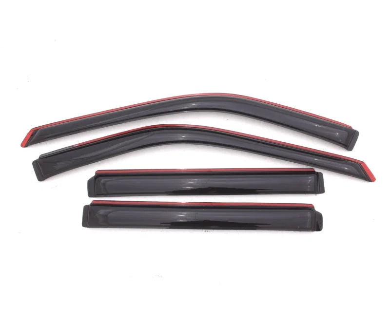 AVS 11-18 Ford Explorer Ventvisor In-Channel Front & Rear Window Deflectors 4pc - Smoke - Main Product View