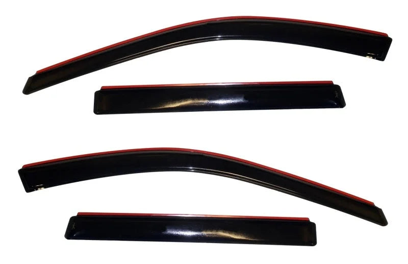 AVS 11-18 Jeep Grand Cherokee (Not L Model) Ventvisor In-Chnl FRT & RR Window Deflectors 4pc - Smk - Main Product View