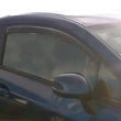 Load image into Gallery viewer, AVS 12-15 Honda Civic Coupe Ventvisor Outside Mount Window Deflectors 2pc - Smoke - Side View
