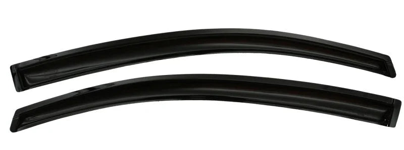 AVS 12-15 Honda Civic Coupe Ventvisor Outside Mount Window Deflectors 2pc - Smoke - Detail View