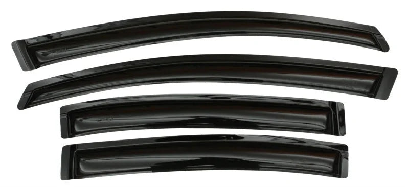 AVS 12-15 Honda Civic Ventvisor Outside Mount Window Deflectors 4pc - Smoke - Side View