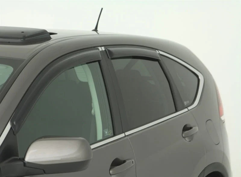 AVS 12-16 Honda CR-V Ventvisor Outside Mount Window Deflectors 4pc - Smoke - Side View