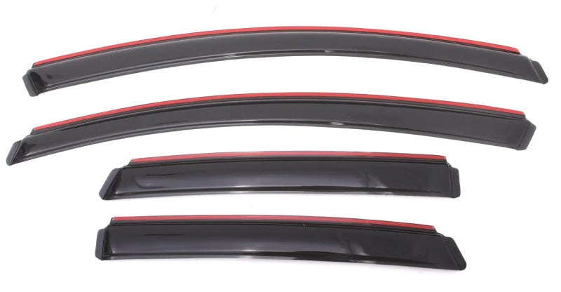 AVS 12-17 Buick Verano Ventvisor In-Channel Front & Rear Window Deflectors 4pc - Smoke - Side View