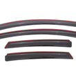 Load image into Gallery viewer, AVS 12-18 Ford Focus Ventvisor In-Channel Front &amp; Rear Window Deflectors 4pc - Smoke - Additional View 6