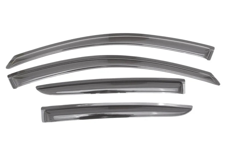 AVS 12-18 Nissan Versa (Excl. Hatch) Ventvisor Outside Mount Window Deflectors 4pc - Smoke - Main Product View
