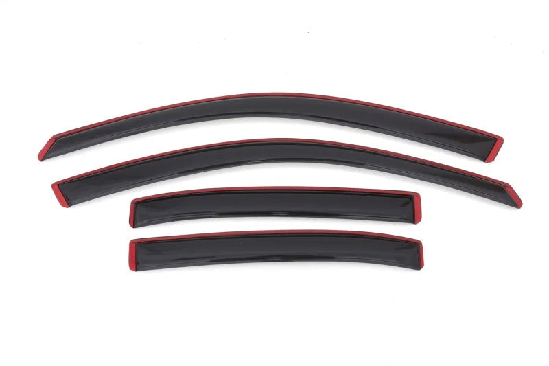 AVS 13-15 Chevy Malibu Ventvisor In-Channel Front & Rear Window Deflectors 4pc - Smoke - Side View