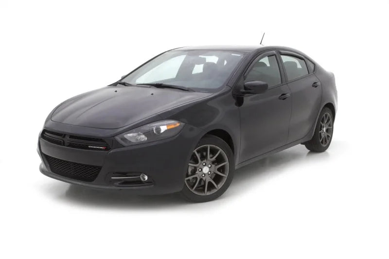 AVS 13-16 Dodge Dart Ventvisor In-Channel Front & Rear Window Deflectors 4pc - Smoke - Installation View