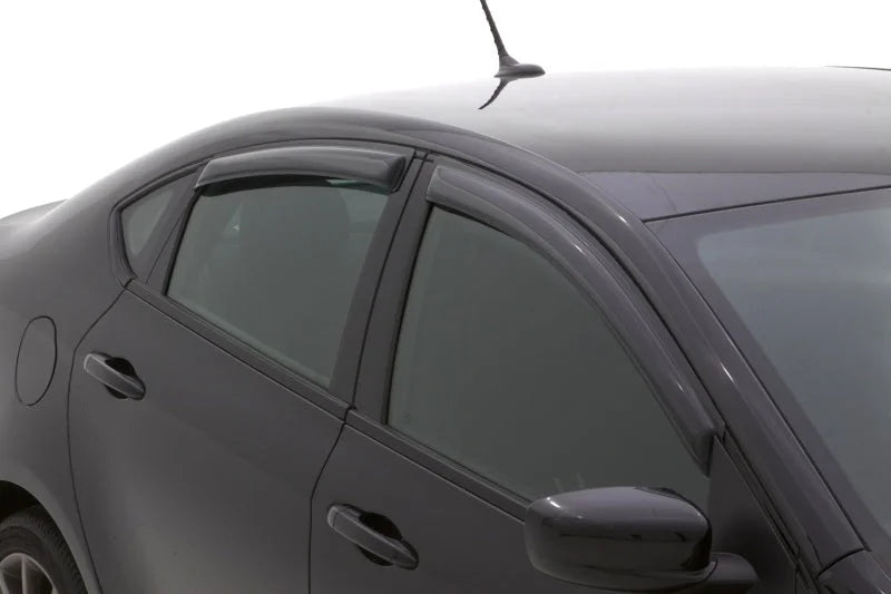AVS 13-16 Dodge Dart Ventvisor Outside Mount Window Deflectors 4pc - Smoke - Side View