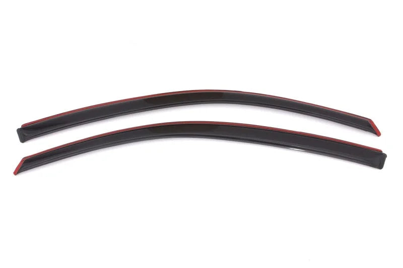 AVS 13-17 Honda Accord Coupe Ventvisor In-Channel Window Deflectors 2pc - Smoke - Side View