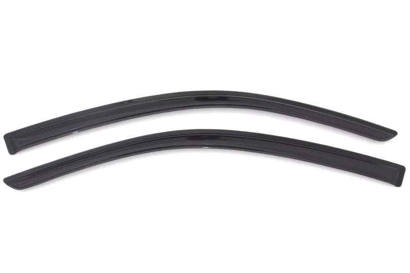 AVS 13-17 Honda Accord Coupe Ventvisor Outside Mount Window Deflectors 2pc - Smoke - Side View