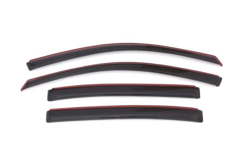 AVS 13-17 Honda Accord Ventvisor In-Channel Front & Rear Window Deflectors 4pc - Smoke - Side View