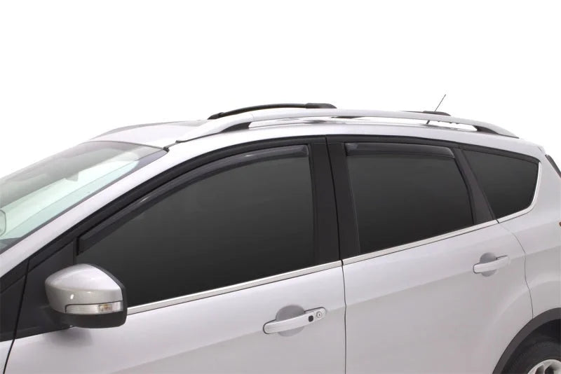 AVS 13-18 Ford Escape Ventvisor In-Channel Front & Rear Window Deflectors 4pc - Smoke - Main Product View