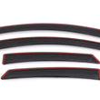 Load image into Gallery viewer, AVS 13-18 Ford Fusion Ventvisor In-Channel Front &amp; Rear Window Deflectors 4pc - Smoke - Side View