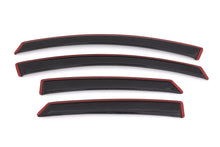 Load image into Gallery viewer, AVS 13-18 Ford Fusion Ventvisor In-Channel Front &amp; Rear Window Deflectors 4pc - Smoke - Side View