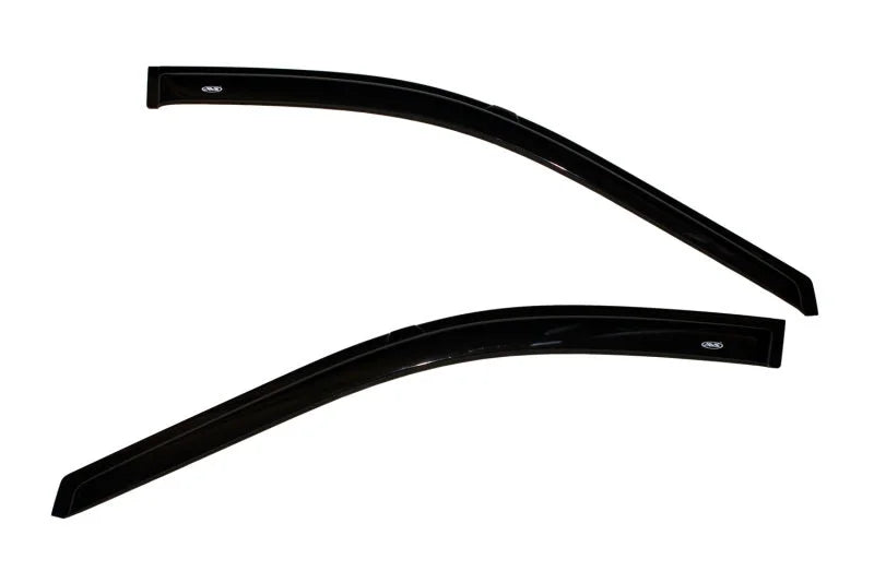 AVS 14-18 Chevy Silverado 1500 Standard Cab Ventvisor Outside Mount Window Deflectors 2pc - Smoke - Side View