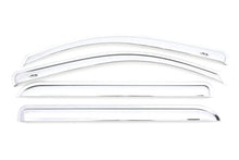 Load image into Gallery viewer, AVS 15-18 Chevy Silverado 2500 Crew Cab Ventvisor Front &amp; Rear Window Deflectors 4pc - Chrome - Side View