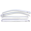 Load image into Gallery viewer, AVS 15-18 Chevy Silverado 2500 Crew Cab Ventvisor Front &amp; Rear Window Deflectors 4pc - Chrome - Installation View