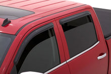 Load image into Gallery viewer, AVS 15-18 Chevy Silverado 2500 Crew Cab Ventvisor Outside Mount Window Deflectors 4pc - Smoke - Side View