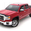 Load image into Gallery viewer, AVS 15-18 Chevy Silverado 2500 Crew Cab Ventvisor Outside Mount Window Deflectors 4pc - Smoke - Back View