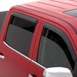 Load image into Gallery viewer, AVS 15-18 Chevy Silverado 2500 Crew Cab Ventvisor Outside Mount Window Deflectors 4pc - Smoke - Installation View