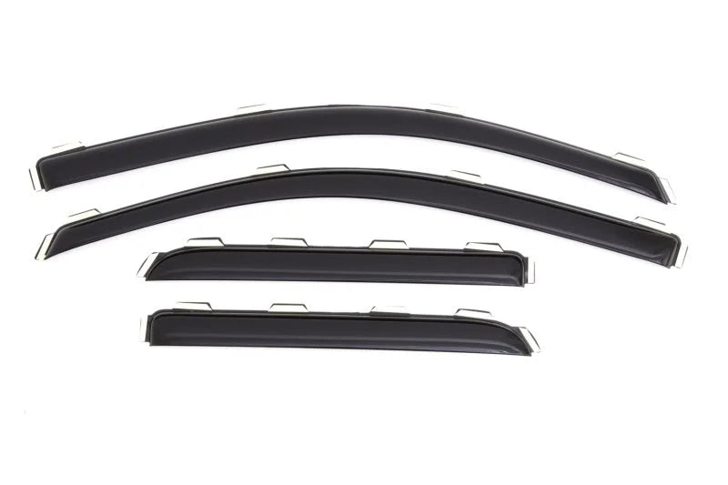 AVS 15-18 Chevy Silverado 2500 Ext. Cab Ventvisor Front & Rear Window Deflectors 4pc - Smoke - Side View