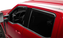 Load image into Gallery viewer, AVS 15-18 Ford F-150 Supercrew Ventvisor Outside Mount Window Deflectors 4pc - Smoke - Additional View 9