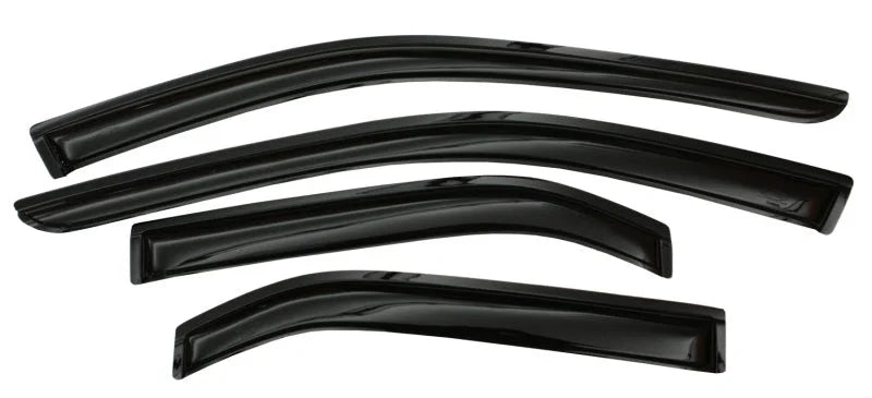 AVS 16-18 Honda Civic Coupe Ventvisor Outside Mount Window Deflectors 4pc - Smoke - Side View