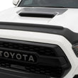 Load image into Gallery viewer, AVS 16-18 Nissan Titan XD Aeroskin II Textured Low Profile Hood Shield - Black - Installation View