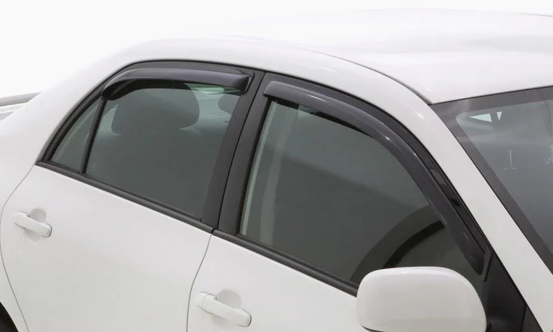 AVS 16-18 Toyota Prius Ventvisor In-Channel Front & Rear Window Deflectors 4pc - Smoke - Side View