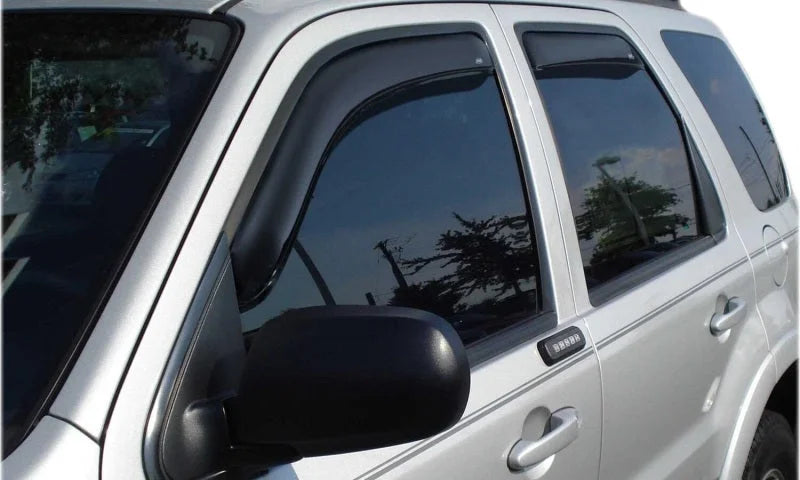 AVS 16-18 Toyota Prius Ventvisor In-Channel Front & Rear Window Deflectors 4pc - Smoke - Installation View