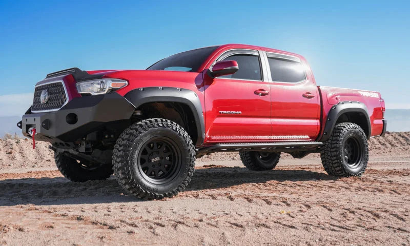 AVS 16-18 Toyota Tacoma Double Cab Ventvisor In-Channel Front & Rear Window Deflectors 4pc - Smoke - Additional View 6