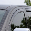 Load image into Gallery viewer, AVS 17-18 Ford F-250 Super Duty Supercrew Ventvisor Front &amp; Rear Window Deflectors 4pc - Smoke - Back View