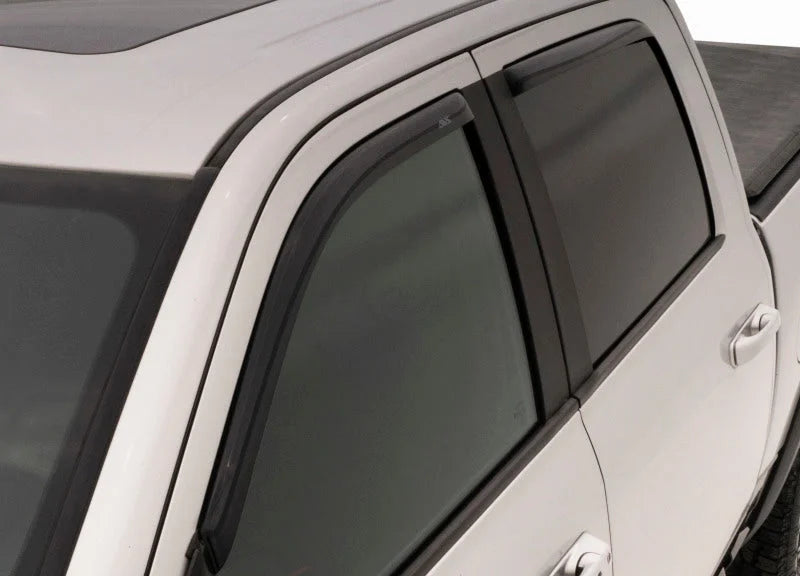 AVS 17-18 Ford F-250 Super Duty Supercrew Ventvisor Front & Rear Window Deflectors 4pc - Smoke - Additional View 6