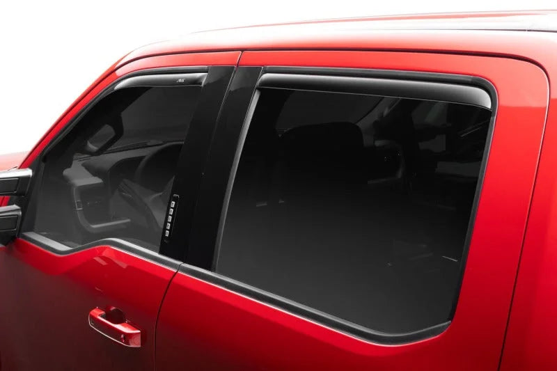 AVS 17-18 Ford F-250 Super Duty Supercrew Ventvisor Front & Rear Window Deflectors 4pc - Smoke - Additional View 8