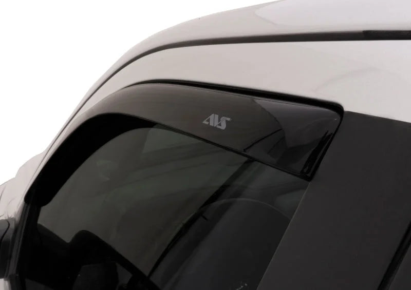 AVS 17-18 Nissan Titan Standard Cab Ventvisor In-Channel Window Deflectors 2pc - Smoke - Side View