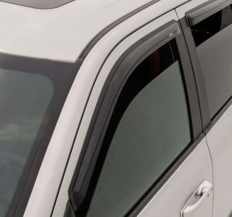 AVS 17-20 Honda Ridgeline Ventvisor Outside Mount Window Deflectors 4pc - Smoke - Side View