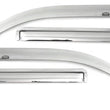 Load image into Gallery viewer, AVS 20-22 Chevrolet Silverado 1500 LTD Ext. Cab/DC F&amp;R Ventvisor Window Deflectors 4pc - Chrome - Side View