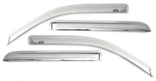 Load image into Gallery viewer, AVS 20-22 Chevrolet Silverado 1500 LTD Ext. Cab/DC F&amp;R Ventvisor Window Deflectors 4pc - Chrome - Side View