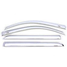 Load image into Gallery viewer, AVS 20-22 Chevrolet Silverado 1500 LTD Ext. Cab/DC F&amp;R Ventvisor Window Deflectors 4pc - Chrome - Installation View