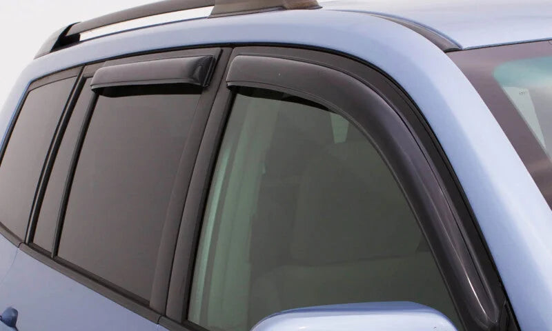 AVS 20-22 Hyundai Kona Ventvisor Outside Mount Window Deflectors 4pc - Smoke - Side View