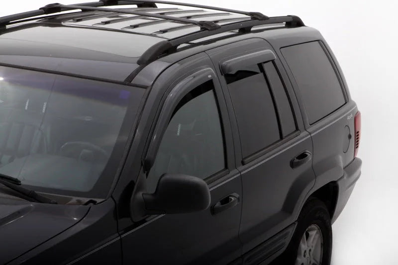 AVS 2004 Ford Ecosport (Brazil) Ventvisor Outside Mount Window Deflectors 4pc - Smoke - Side View