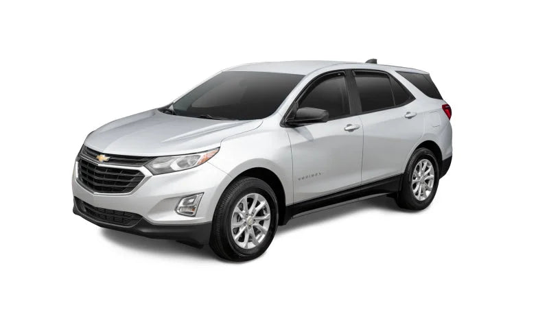 AVS 2018 Chevy Equinox Ventvisor Outside Mount Window Deflectors 4pc - Smoke - Back View