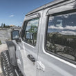 Load image into Gallery viewer, AVS 2018 Jeep Wrangler Unlimited (4-Door) Ventvisor Outside Mount Window Deflectors 4pc - Smoke - Additional View 5