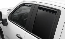 Load image into Gallery viewer, AVS 2019 Chevrolet Silverado 1500 Crew Cab Pickup Ventvisor In-Channel 4pc - Smoke - Back View