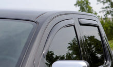 Load image into Gallery viewer, AVS 2019 Chevrolet Silverado 1500 Crew Cab Pickup Ventvisor In-Channel 4pc - Smoke - Installation View